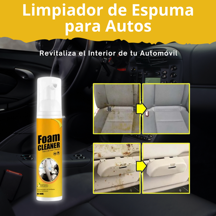 Limpiador Mágico de Espuma Para Automóviles